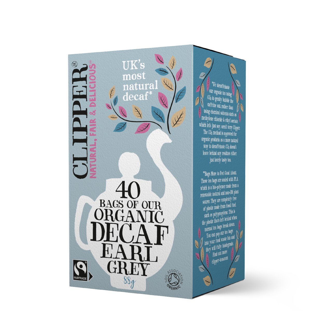 Organic Fairtrade Decaf Earl Grey Tea