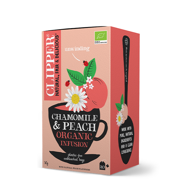Organic Chamomile & Peach infusion