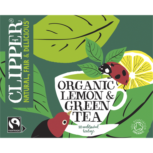 Organic Fairtrade Green Tea & Lemon